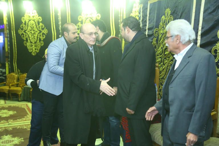 فاطمة المعدول مع وزير الدولة للإعلام أسامة هيكل