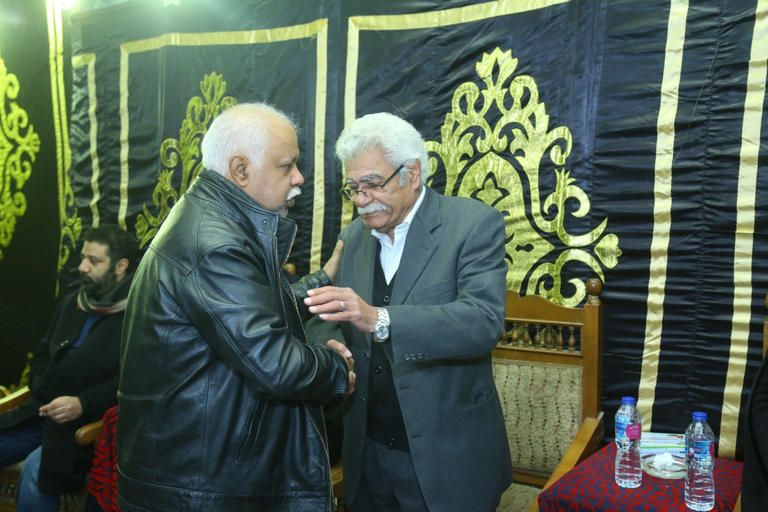 فاطمة المعدول مع وزير الدولة للإعلام أسامة هيكل