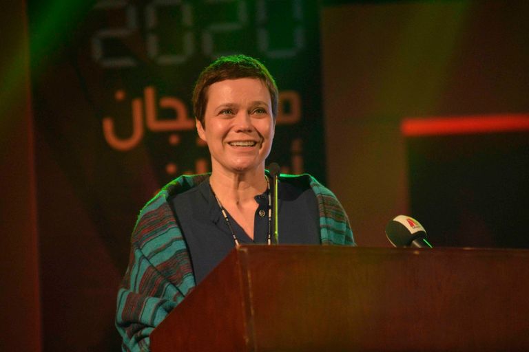 نيلي كريم بعد التكريم