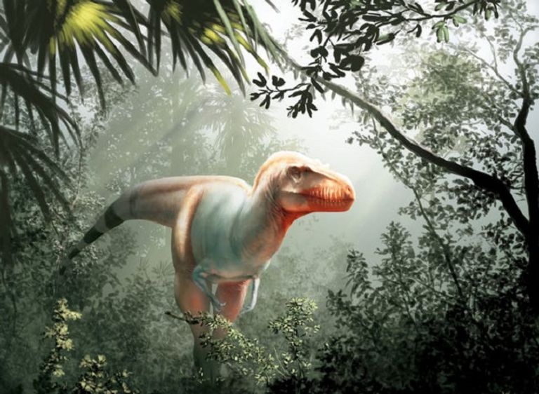 صورة تخيلية للديناصور المكتشف حديثا صورة متخيلة للديناصور "حاصد الموت"