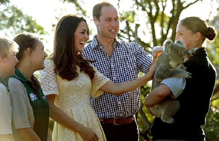 دوق ودوقة كمبريدج في زيارة سابقة إلى أستراليا
