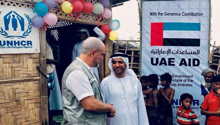 الإمارات تنفذ العديد من المشاريع الإغاثية للاجئين - أرشيفية