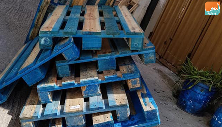 جانب من سطح المنزل بعد تحويله لتحفة فنية