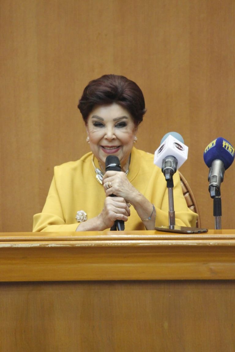 رجاء الجداوي خلال الندوة