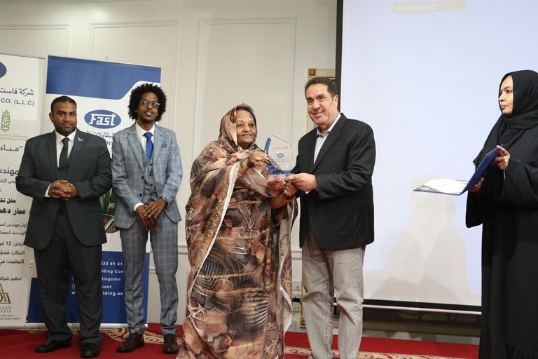 جانب من تكريم الطالب عمار دهب حسن دهب