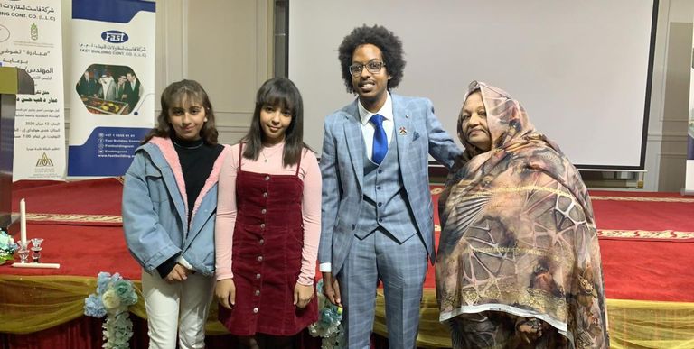 جانب من تكريم الطالب عمار دهب حسن دهب