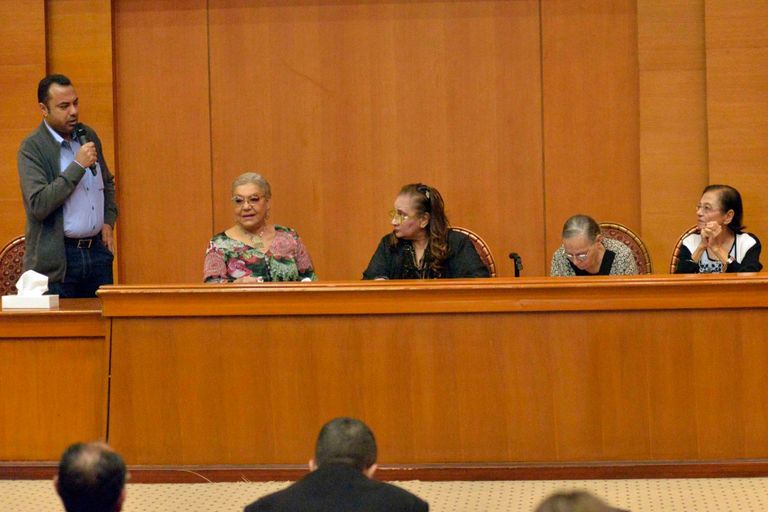 جانب من فعاليات ندوة التكريم