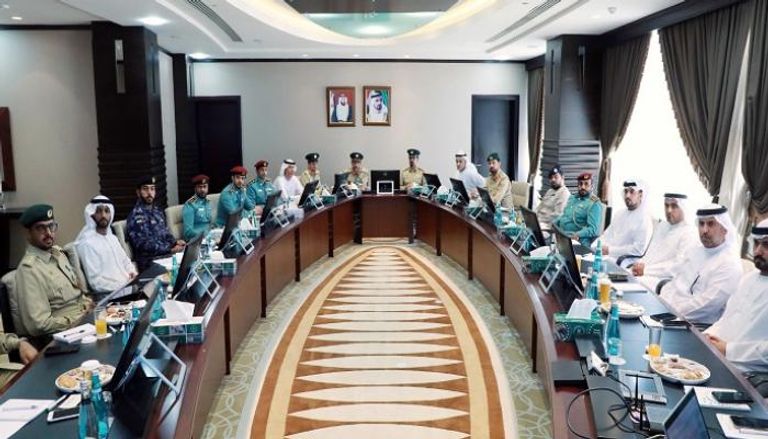 اجتماع شرطة دبي استعدادا لـ"إكسبو 2020"
