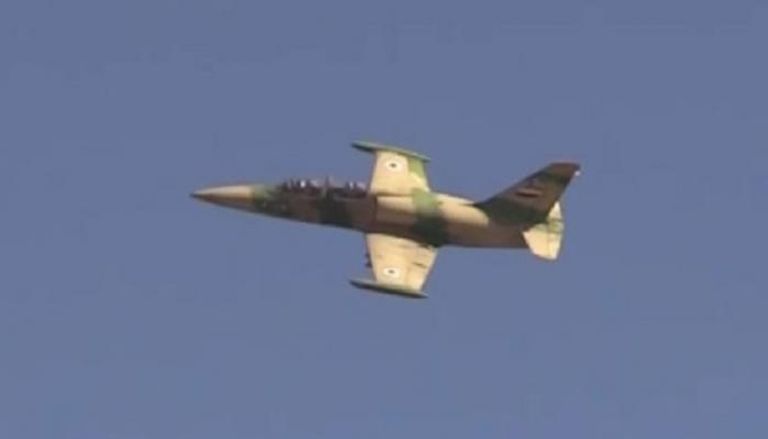 طائرة عسكرية تابعة للجيش السوري