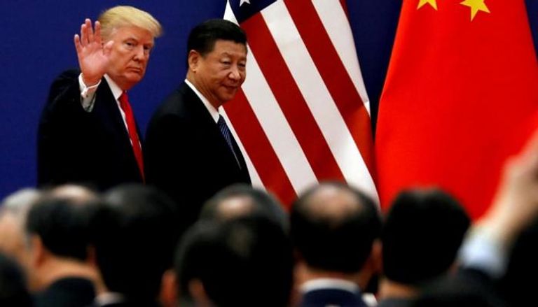 الرئيسان الصيني شي جين بينغ والأمريكي دونالد ترامب - أ ف ب