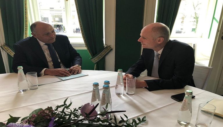 لقاء وزير الخارجية المصري ومستشار الأمن القومي الألماني اليوم