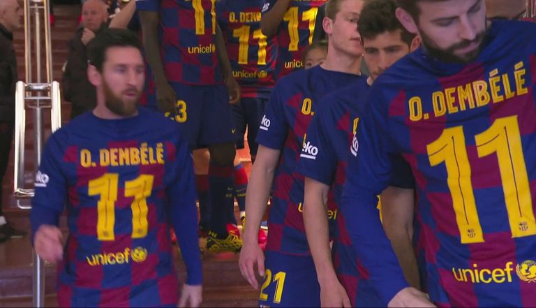 عثمان ديمبلي جناح برشلونة