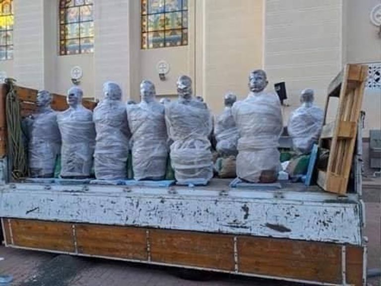 نصب تذكاري لتخليد ذكرى الأقباط المصريين ضحايا وحشية "داعش"