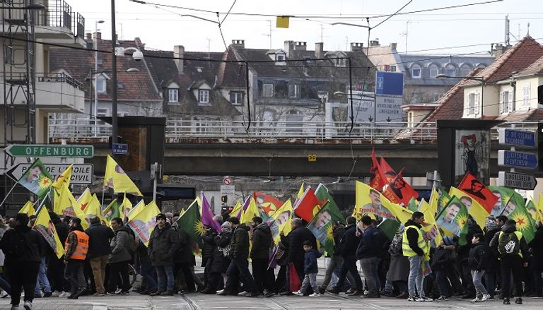 جانب من المظاهرة- أ ف ب