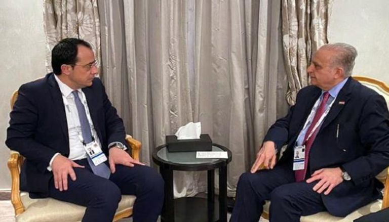 لقاء وزير الخارجية العراقي مع نظيره القبرصي في ميونيخ 