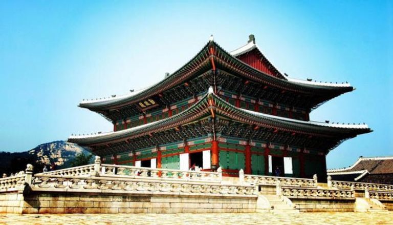 قصر جيونجبوك، بمدينة سول في كوريا الجنوبية
