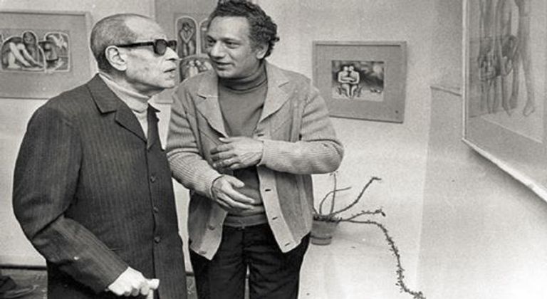 إحدى لوحات جميل شفيق