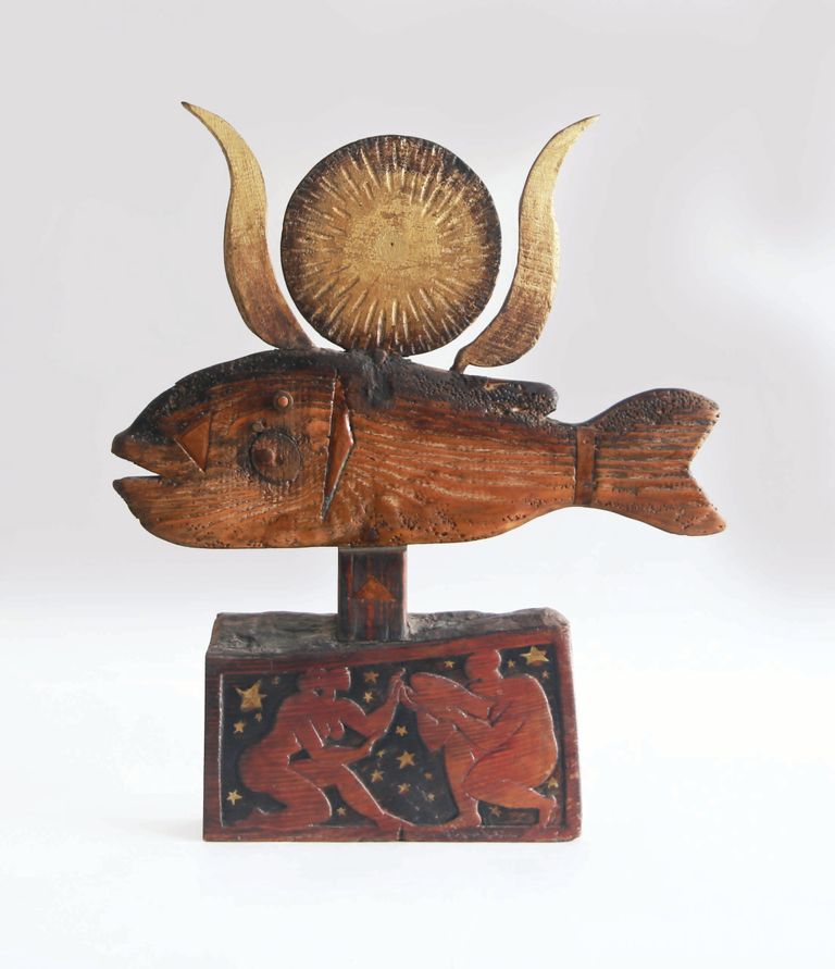 إحدى لوحات جميل شفيق