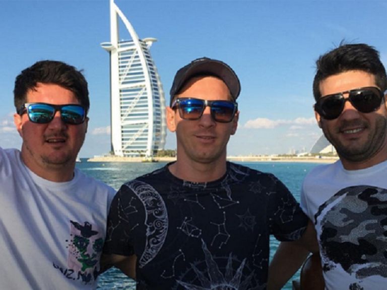 ليونيل ميسي في دبي - أرشيفية