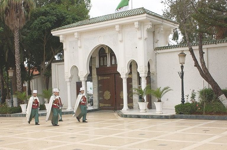 قصر المرادية الجمهوري في الجزائر الرئيس الجزائري عبدالمجيد تبون - أرشيفية