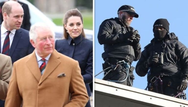 الأمير وليام وزوجته كيت ميدلتون