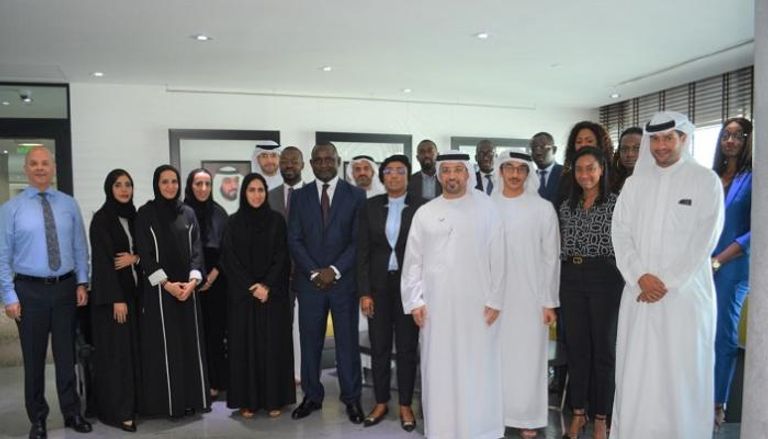 زيارة وفد سنغالي لمقر صندوق خليفة لتطوير المشاريع في أبوظبي