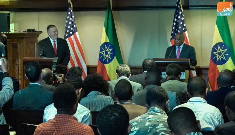 وزير الخارجية الأمريكي ونظيره الإثيوبي