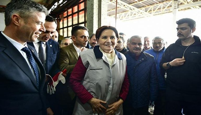 ميرال أكشينار زعيمة حزب الخير التركي المعارض