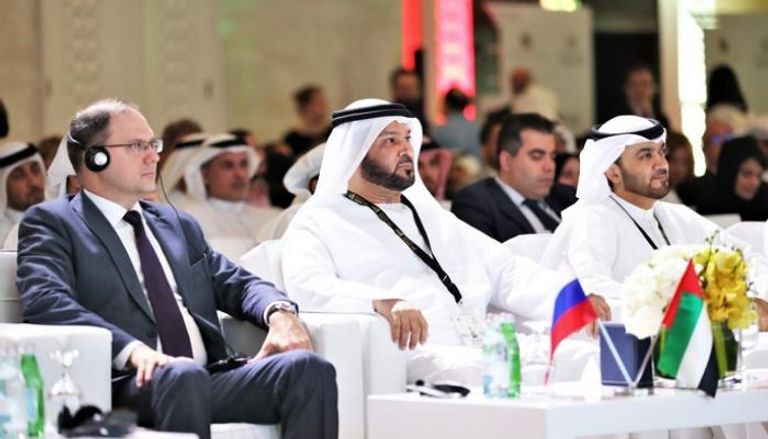 جانب من جلسات ملتقى الأعمال الإماراتي الروسي