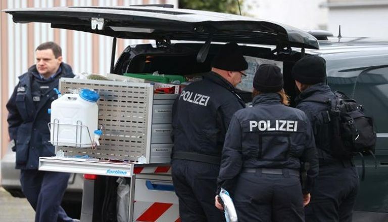 الشرطة الألمانية في موقع الحادث