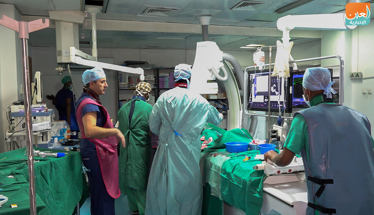 جانب من عمل الوفد الطبي المصري في إثيوبيا