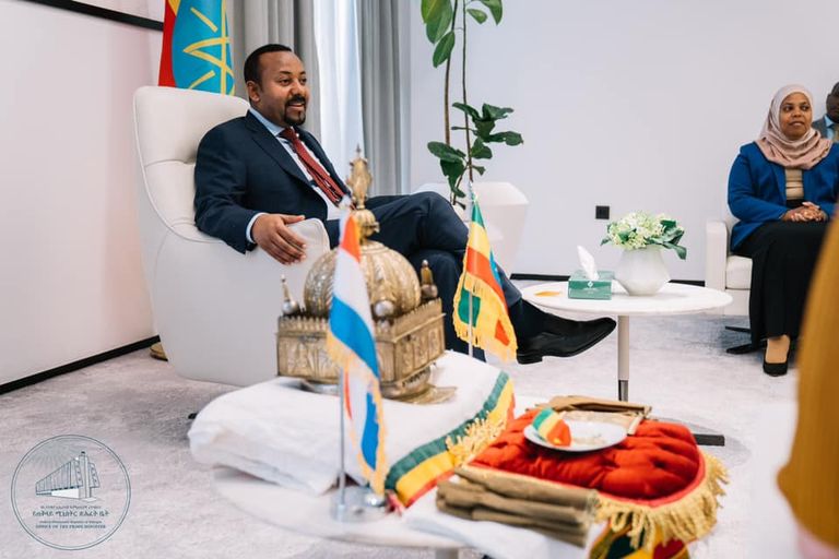 رئيس الوزراء الإثيوبي آبي أحمد وسيراك أسفا