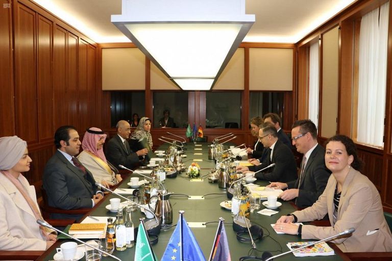 مباحثات وزير الخارجية السعودي في ألمانيا مؤتمر صحفي بين الأمير فيصل بن فرحان بن عبدالله وهيكو ماس
