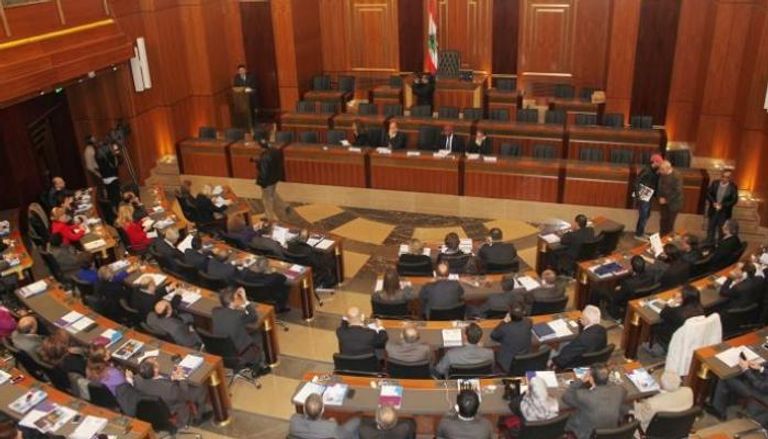 البرلمان اللبناني في جلسة سابقة - أرشيفية
