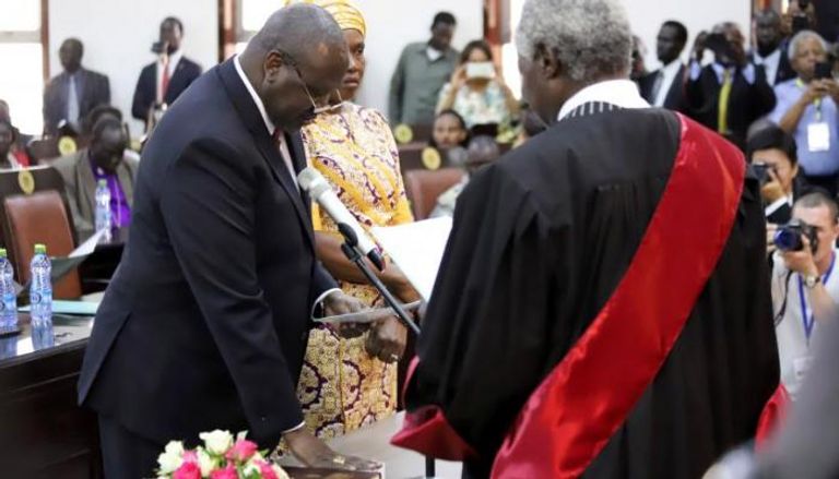 مشار يقسم اليمين نائبا أول لرئيس جنوب السودان