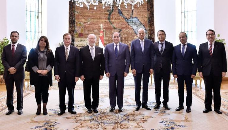 لقاء الرئيس المصري عبدالفتاح السيسي ورئيس برلمان تشيلي