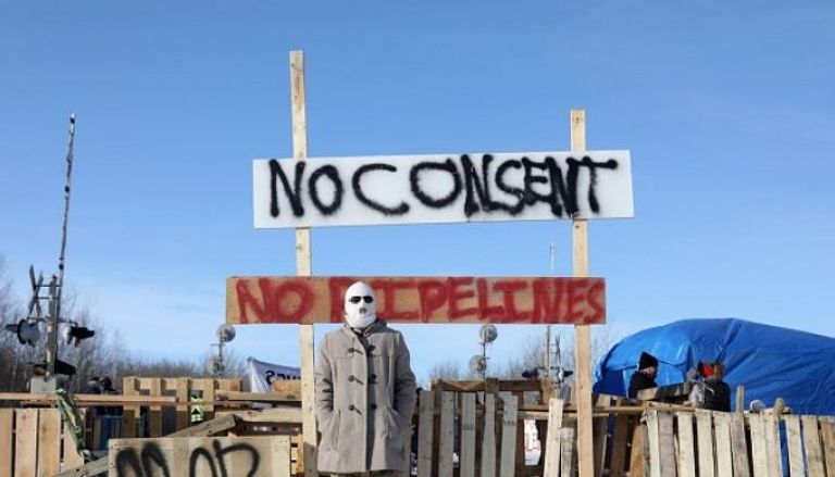 جانب من الاحتجاجات