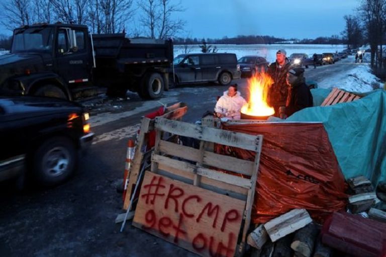 جانب من الاحتجاجات