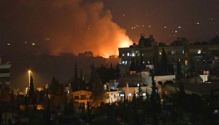 قصف إسرائيلي على دمشق - أرشيفية