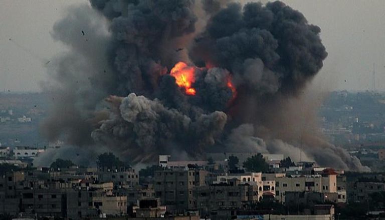 قصف إسرائيلي سابق على قطاع غزة- أرشيفية