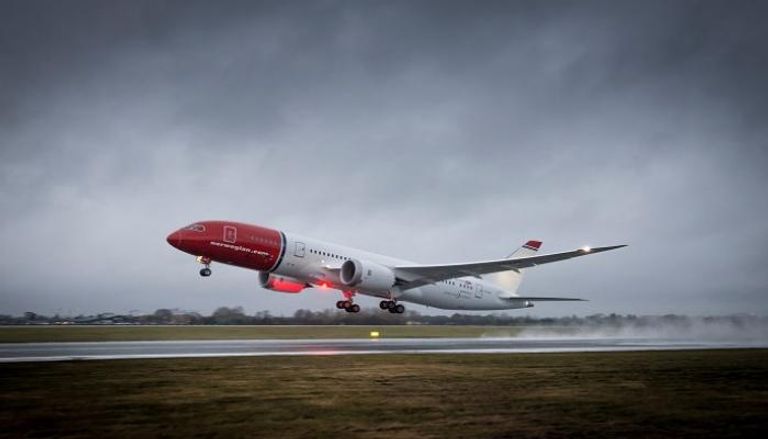 إحدى طائرات الخطوط النرويجية - الصورة من موقع الشركة