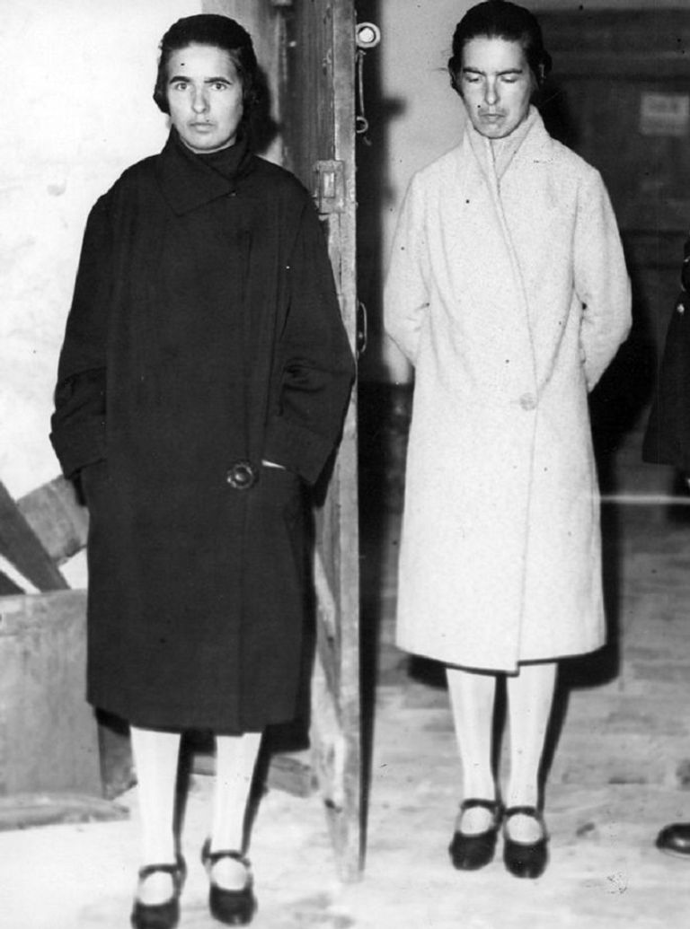 الشقيقتين بابين، وهما خادمتان ذبحتا زوجة صاحب المنزل وابنتهما في لومان بفرنسا منذ أكثر من 80 عاما