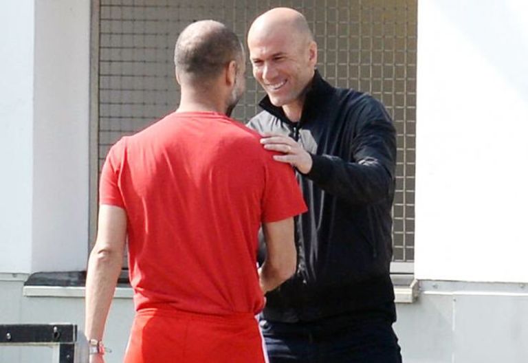 زيدان وبيب زيدان وجوارديولا