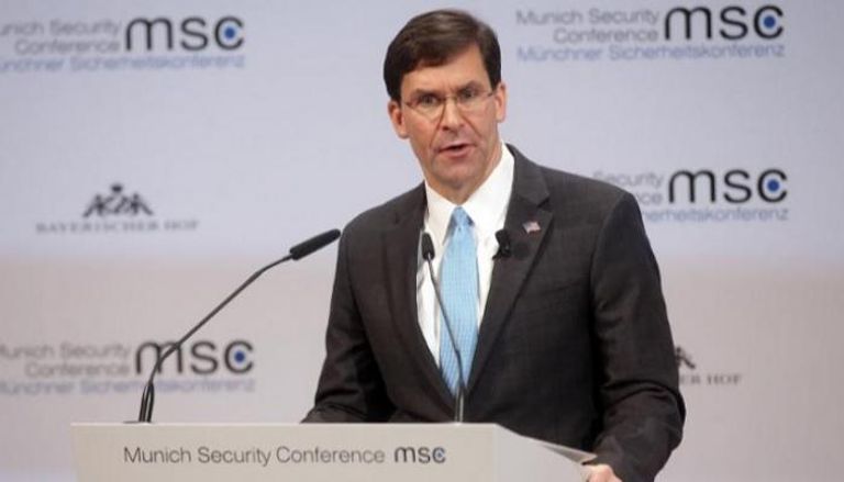 مارك إسبر وزير الدفاع الأمريكي خلال مؤتمر ميونخ الأمني - سي إن إن