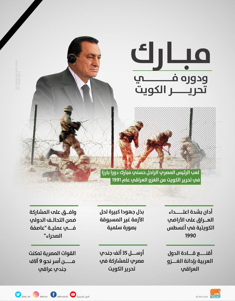 الجنازة العسكرية للرئيس المصري الأسبق حسني مبارك