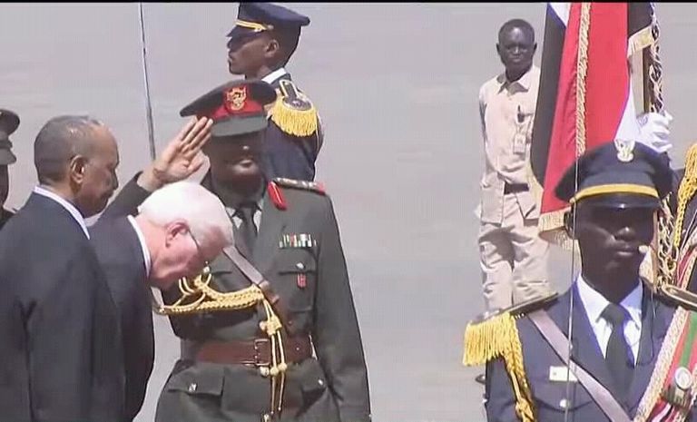 عبدالفتاح البرهان يستقبل الرئيس الألماني فرانك فالتر شتاينماير