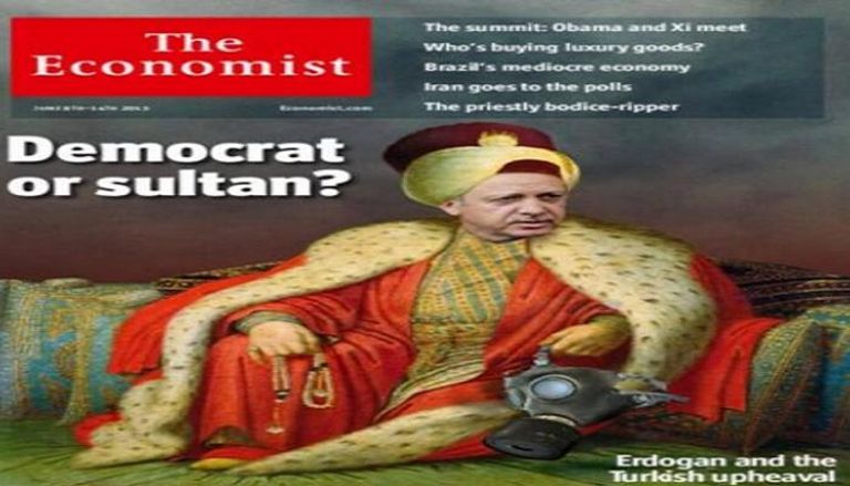 غلاف مجلة الإيكونومست عن أردوغان