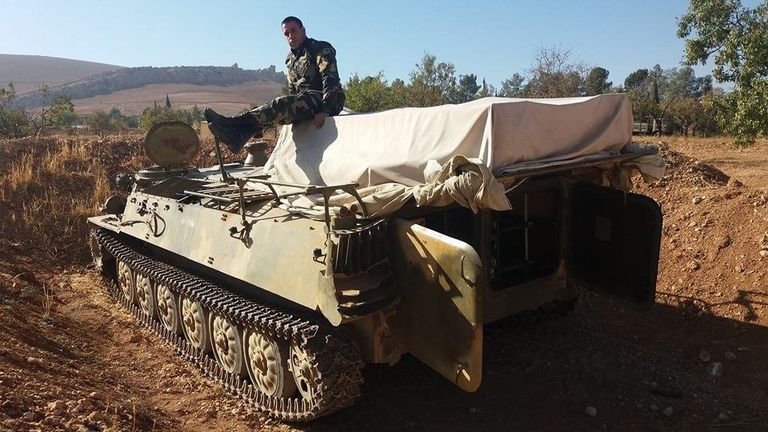 صورة متداولة للسلاح المستخدم في سوريا صورة متداولة للسلاح المستخدم في سوريا