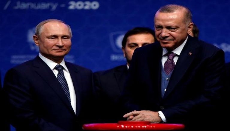 الرئيس الروسي ونظيره التركي في لقاء سابق - رويترز 