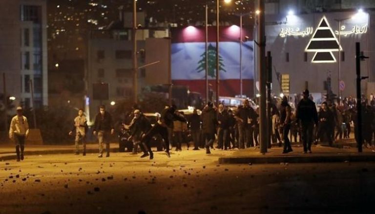 مواجهات سابقة بين المتظاهرين والأمن اللبناني